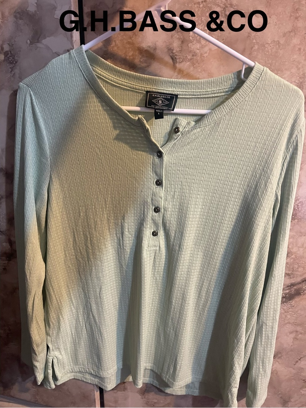 G.H.BASS&CO Shirt Large